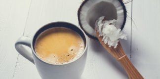 Putting coconut to your cofffee