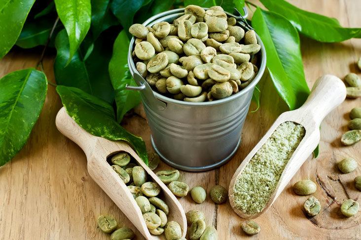 Green coffee beans for loosing weight