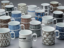 Different types of coffee mugs.