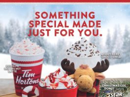 Tim Horton Holiday Drinks