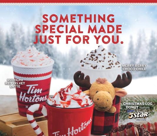 Tim Horton Holiday Drinks