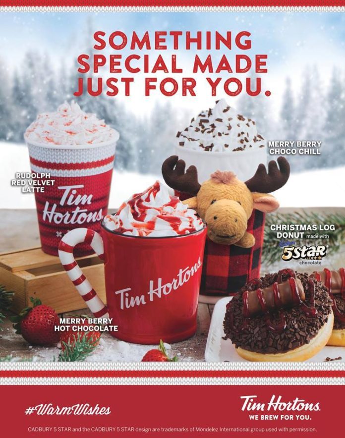 Tim Horton Holiday Drinks