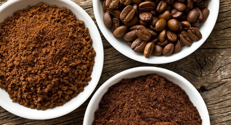 Instant coffee-coffee-granules-coffee-grounds-coffee-beans