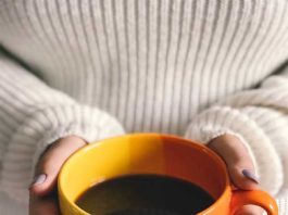 Large morning cup of coffee