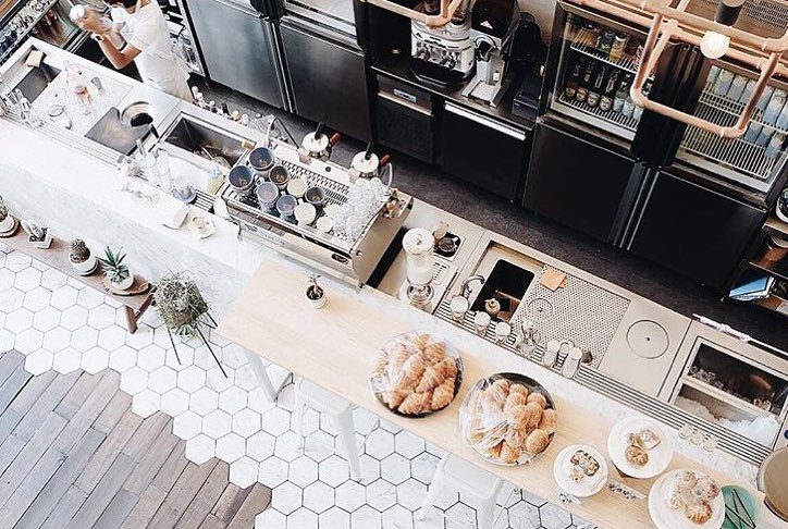 Inside of Rocket Coffee Bar