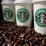 Starbucks coffee and coffee beans
