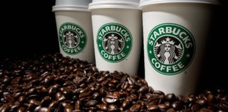 Starbucks coffee and coffee beans