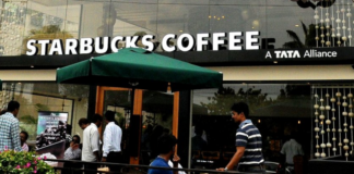 Outside Tata Starbucks India