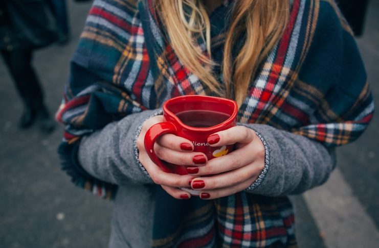 heart shape coffee cup