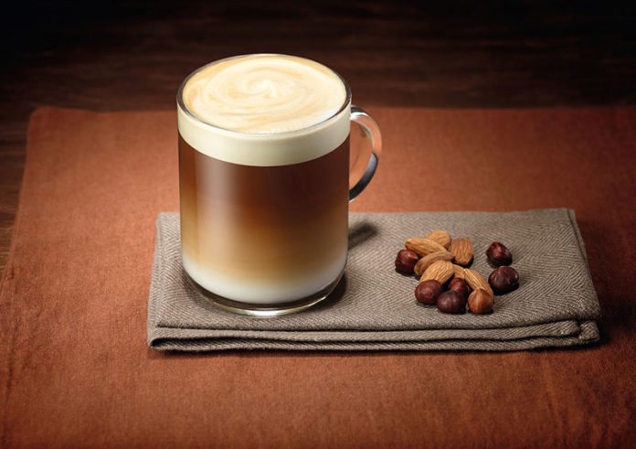 Caramel chocolate hazelnut latte recipe