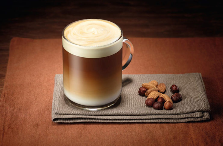 Caramel chocolate hazelnut latte recipe