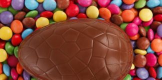 Chocolate Easter Egg Recipe with smarties