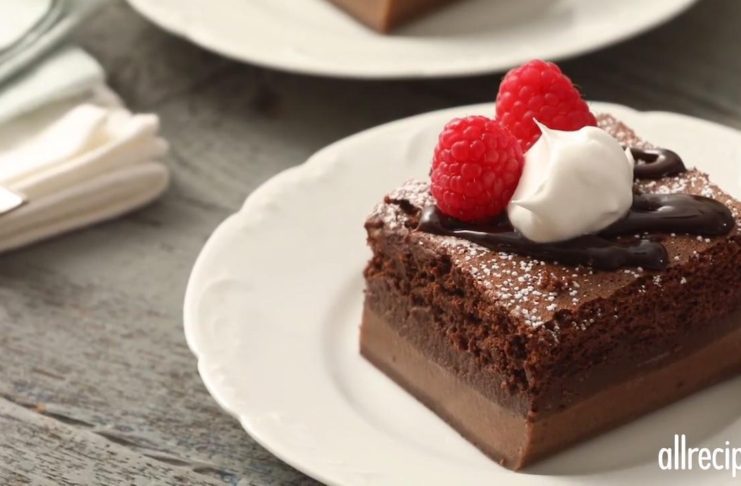 Chocolate Magic Cake recipe for Mothers Day celebration