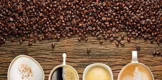 Different types of coffee espresso drinks