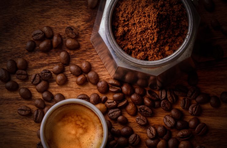 coffee grounds