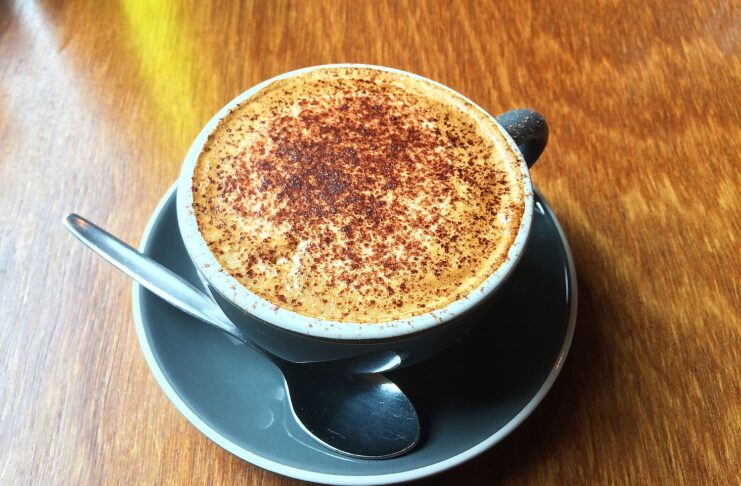 A mocaccino coffee in New Zealand