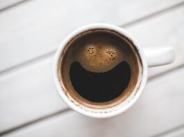smiling coffee