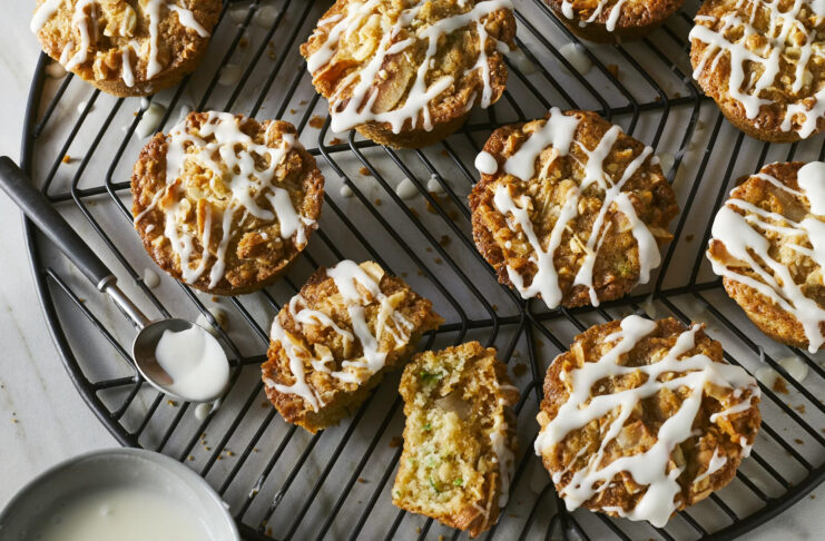 Zucchini Muffins with Coconut-Cashew Streusel