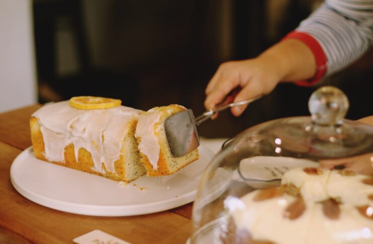 Lemon Cake with Cream Cheese Frosting