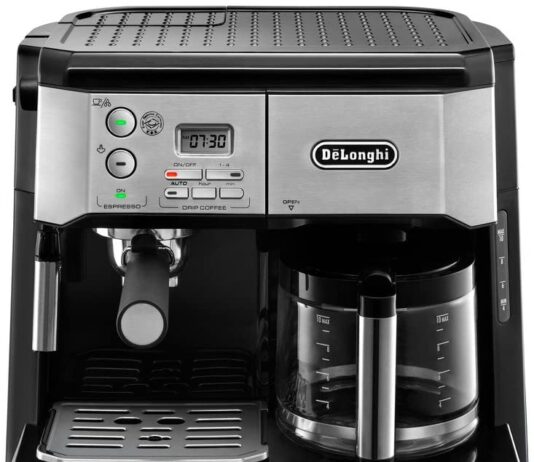 DeLonghi BCO430 Combination Pump Espresso and 10-Cup Drip Coffee Machine