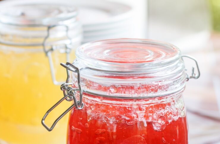 Jars full of jelly