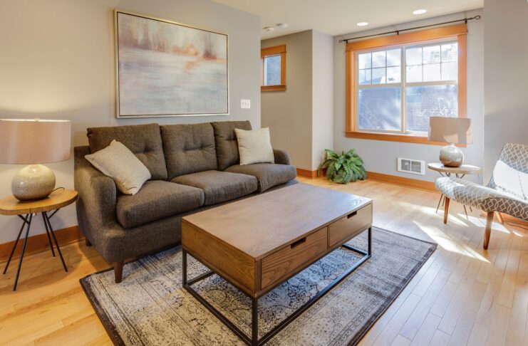 Modern and sleek coffee table