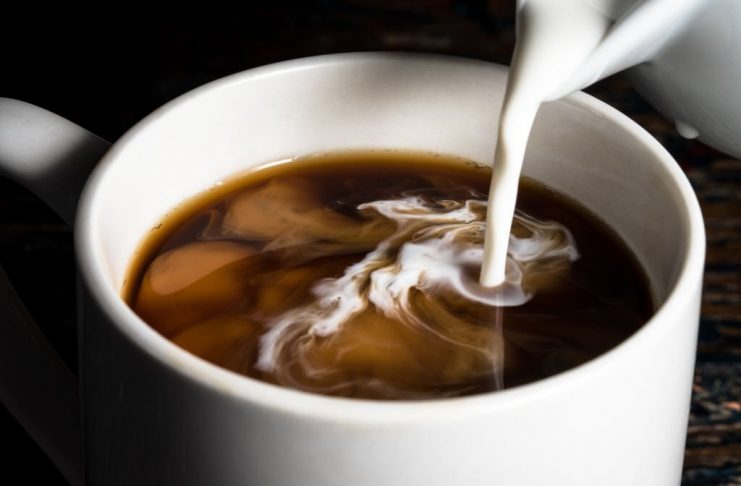 French vanilla coffee creamer