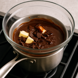 step 1 double fudge brownies