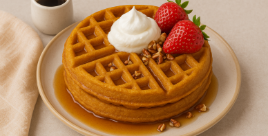 pumpkin waffles