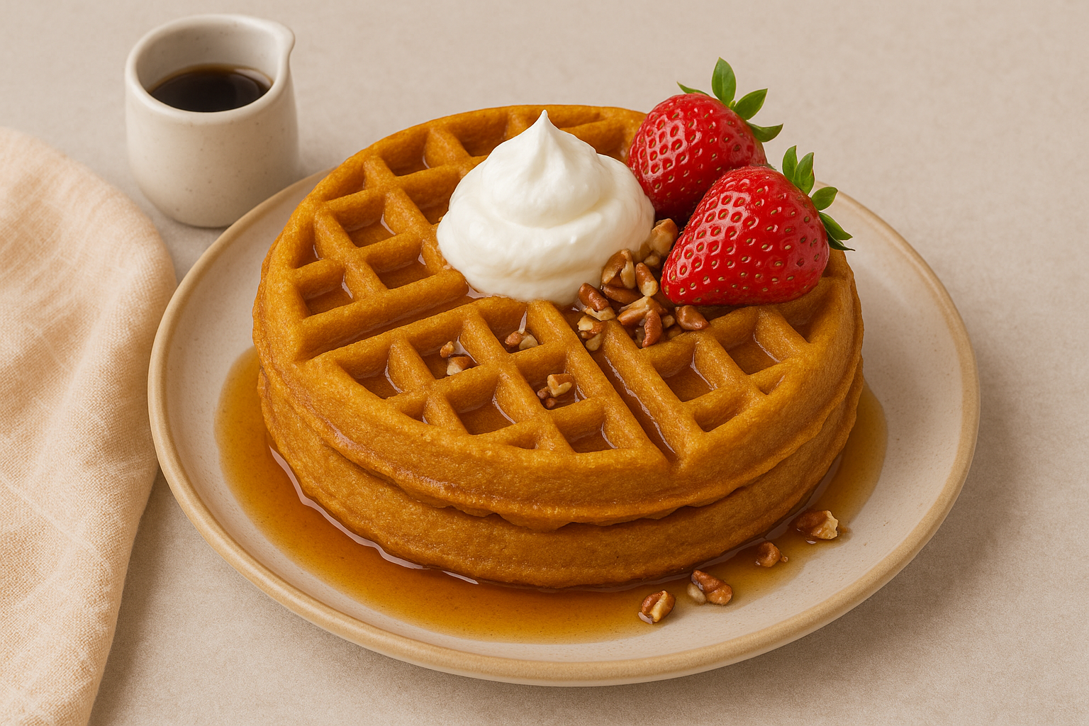pumpkin waffles