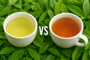 green tea and gunpowder tea