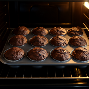 Double Chocolate Muffins step 7