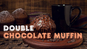Double chocolate muffins