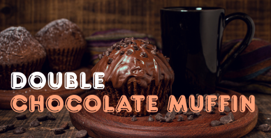 Double chocolate muffins