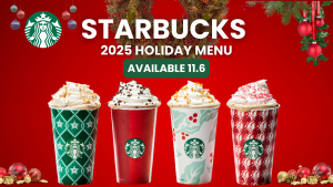 starbucks holiday menu
