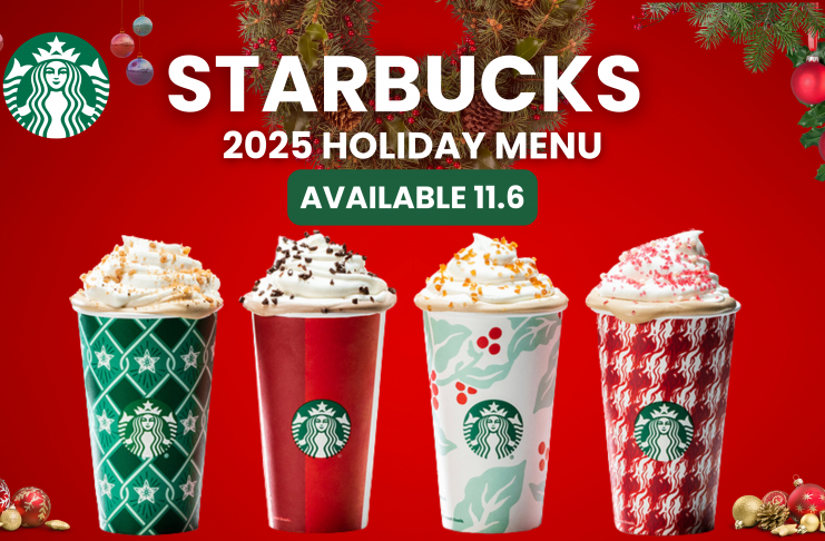 starbucks holiday menu