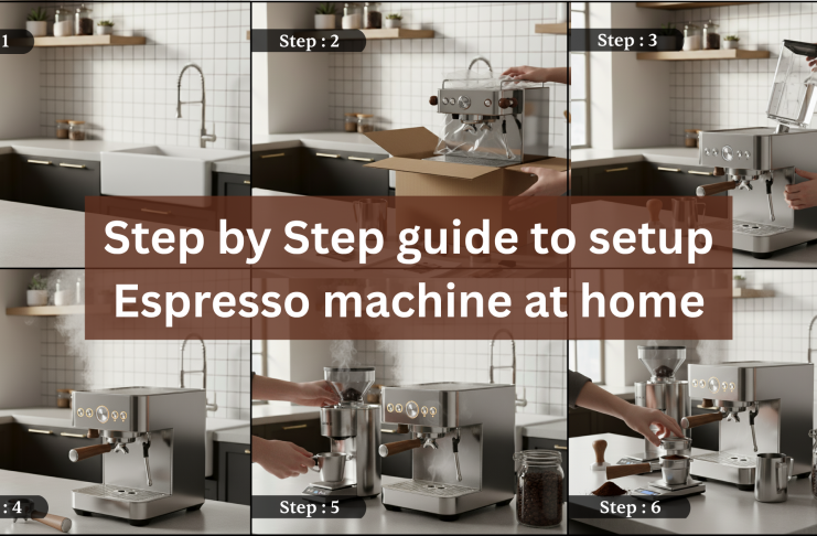 espresso machine setup