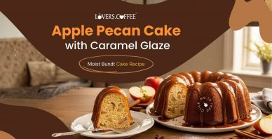 Apple Pecan Cake with Caramel glaze