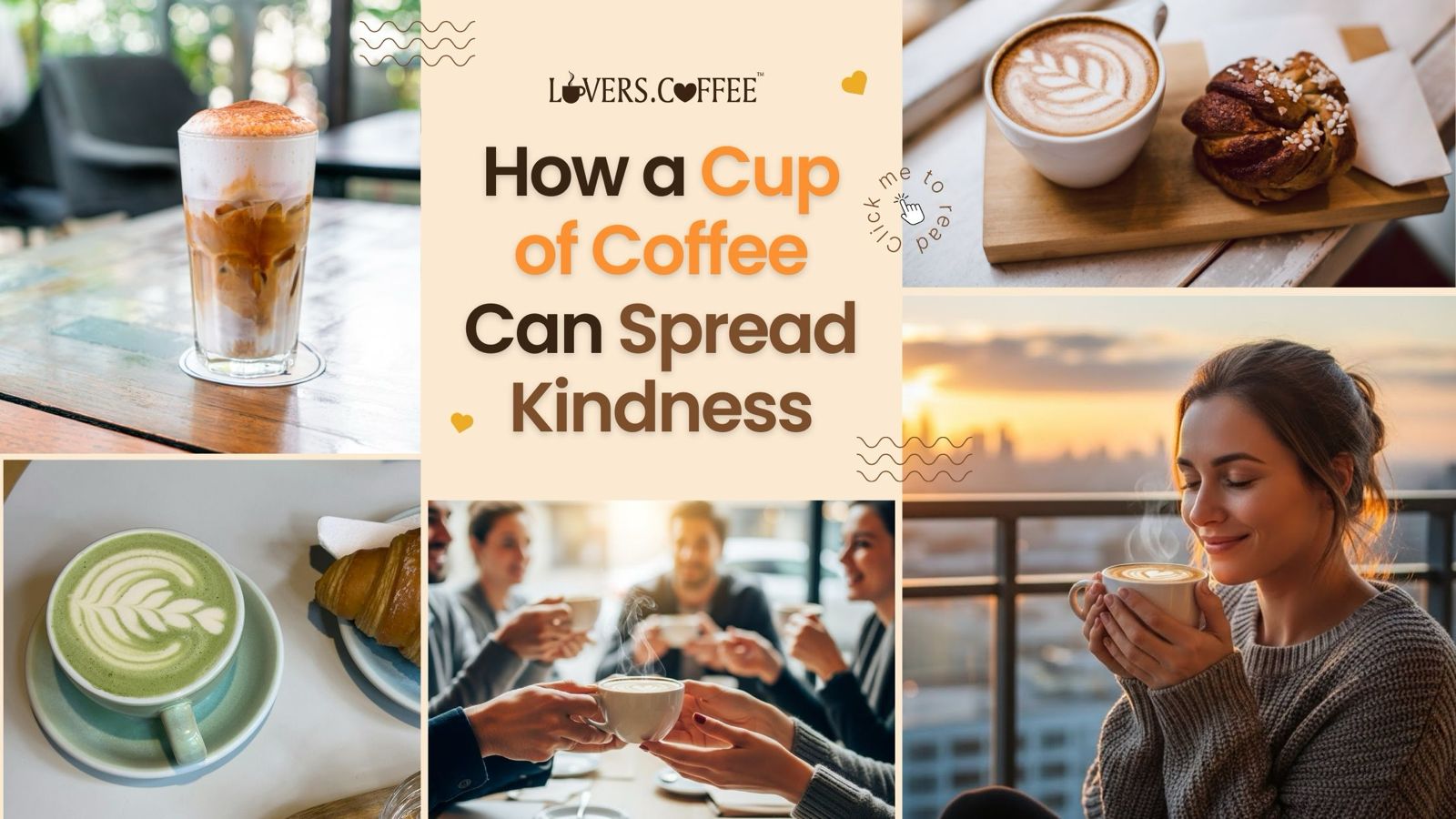 how a cup of coffee can spread happiness