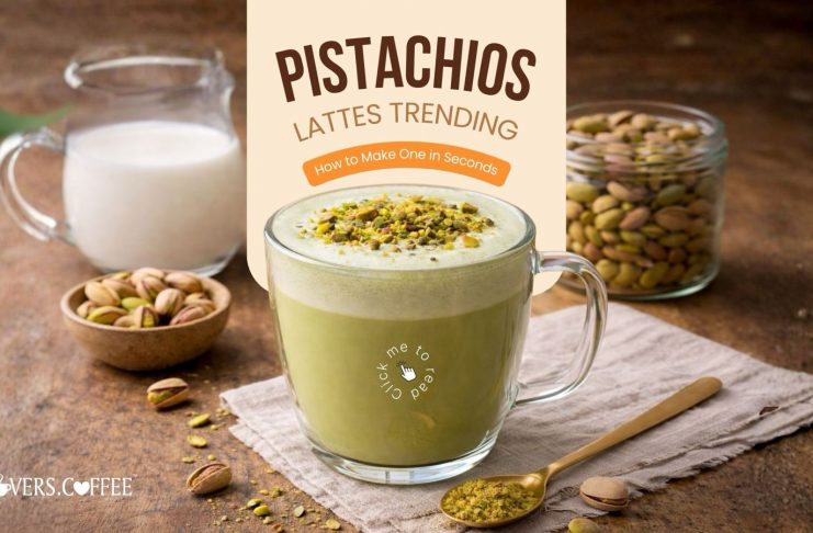Pistachio latte trending