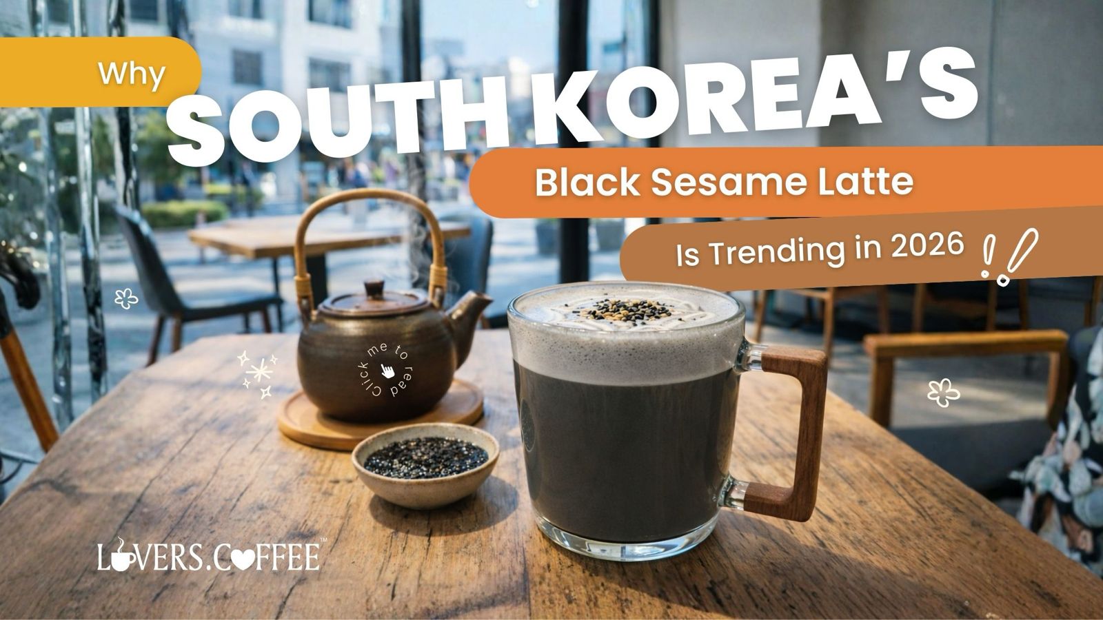 Why South Korea’s Black Sesame Latte Is Trending in 2026