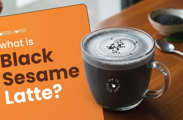 what is black sesame latte