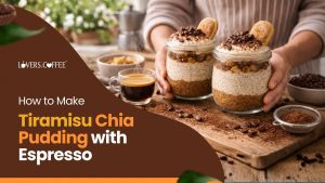 tiramisu chai pudding with espresso