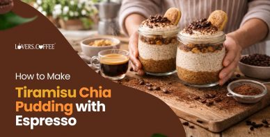 tiramisu chai pudding with espresso