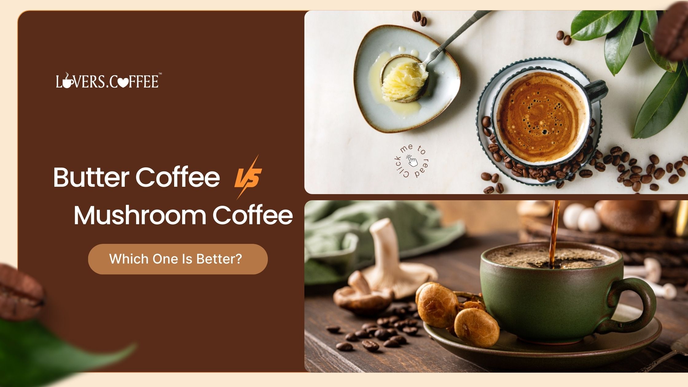 butter coffee vs mushroom coffee