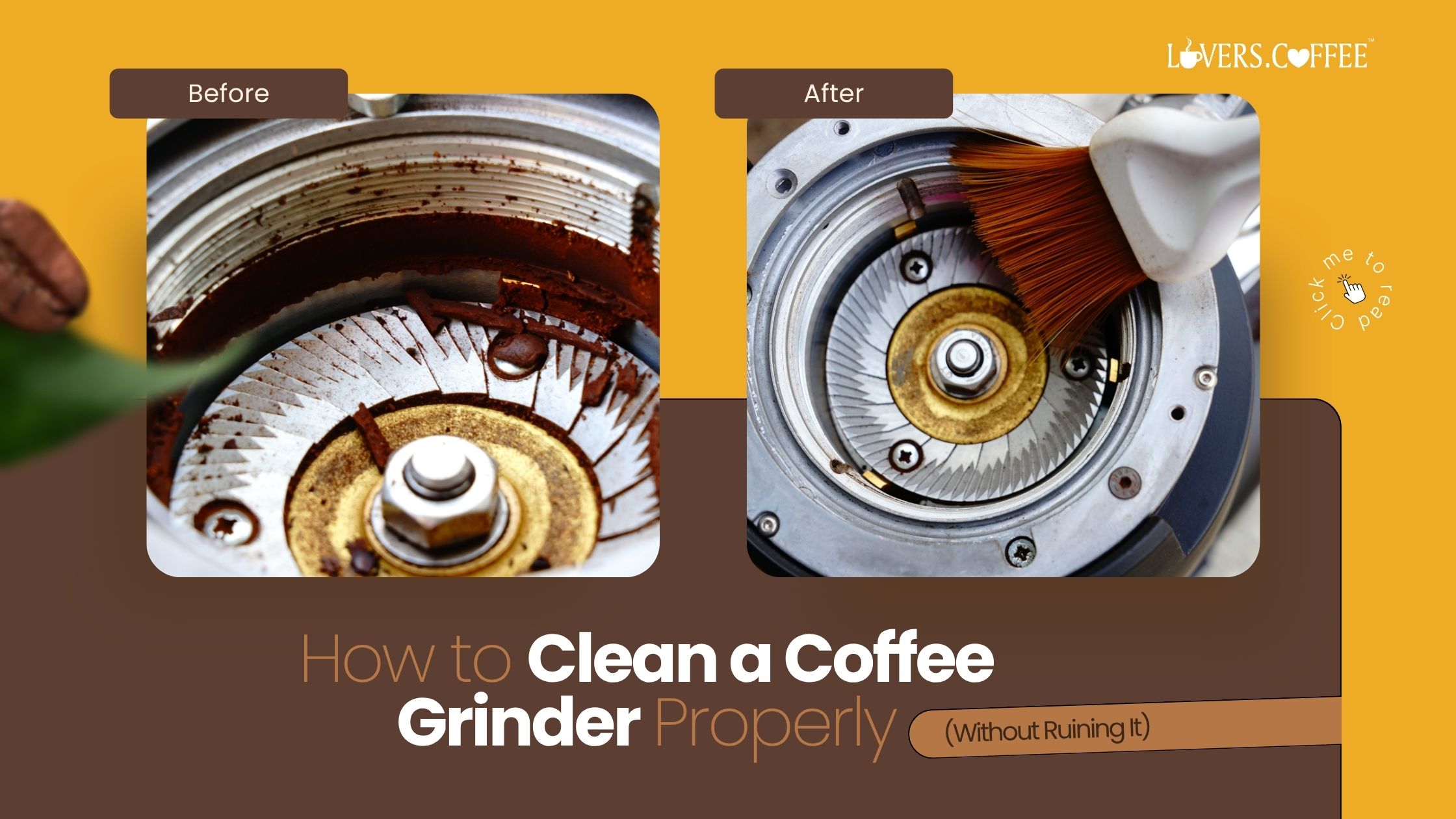 How to Clean a Coffee Grinder Properly