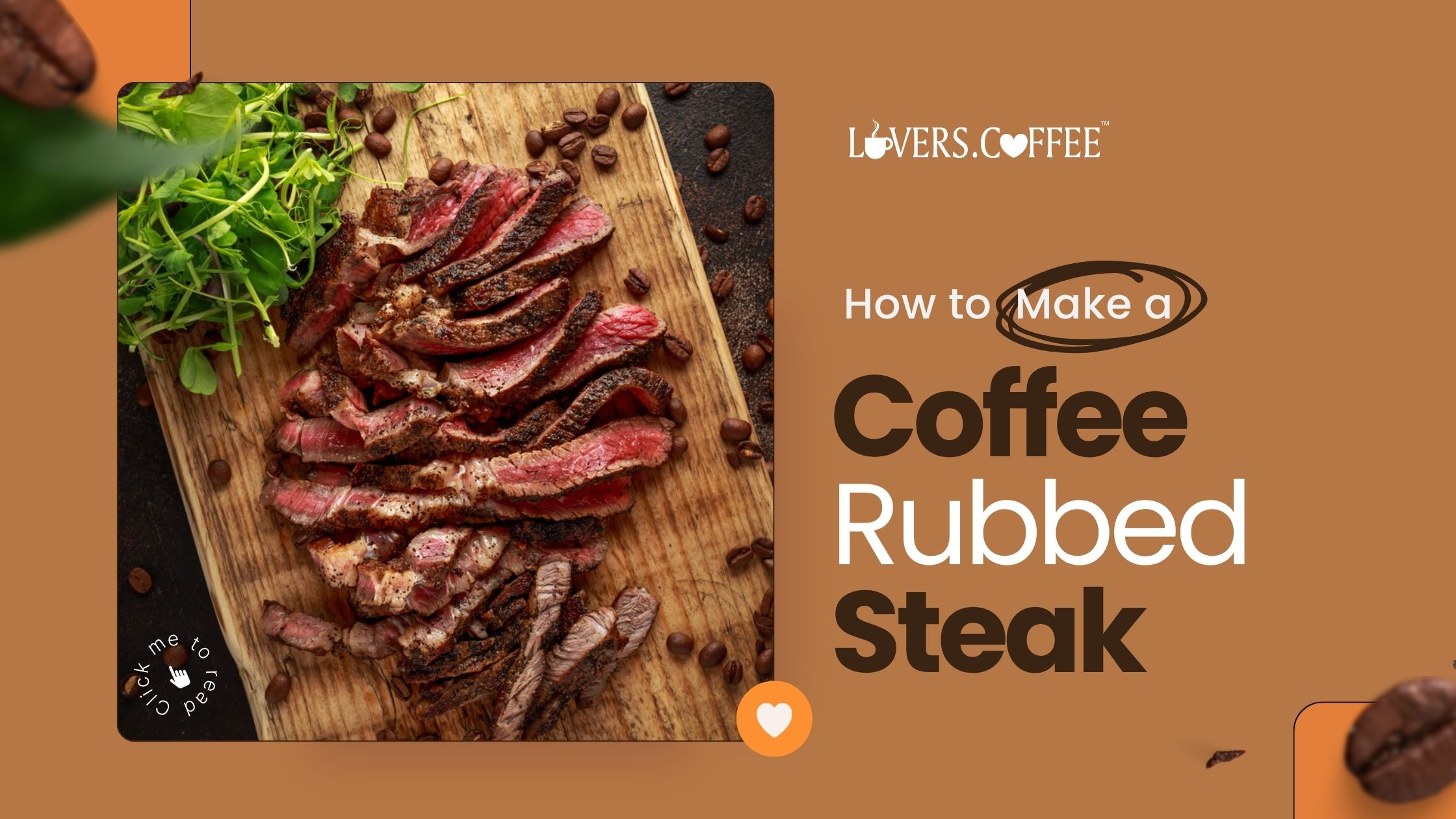 coffee rubbed steak