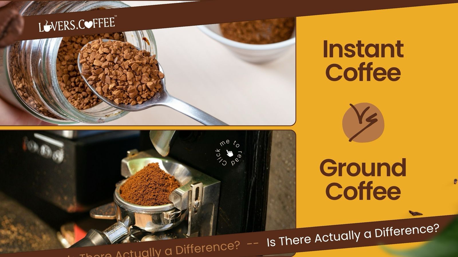 instant coffee vs ground coffee