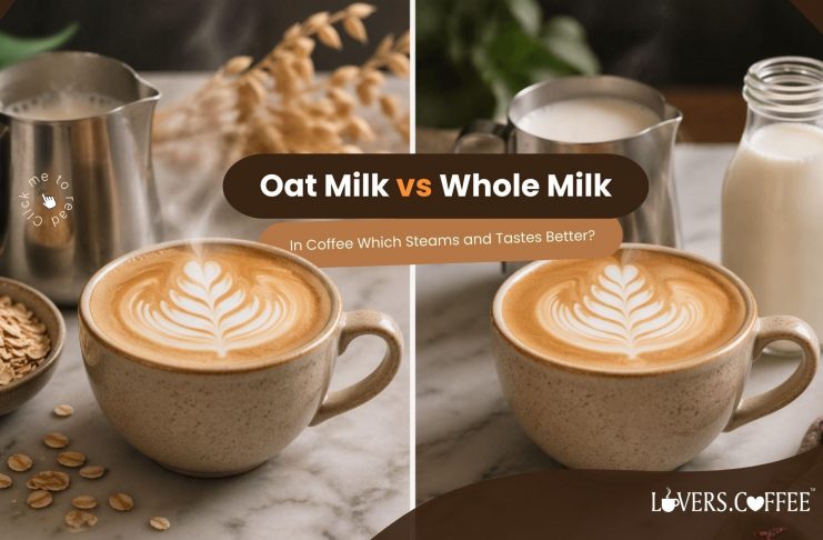 oat milk vs whole milk in coffee