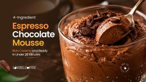 Espresso chocolate mousse